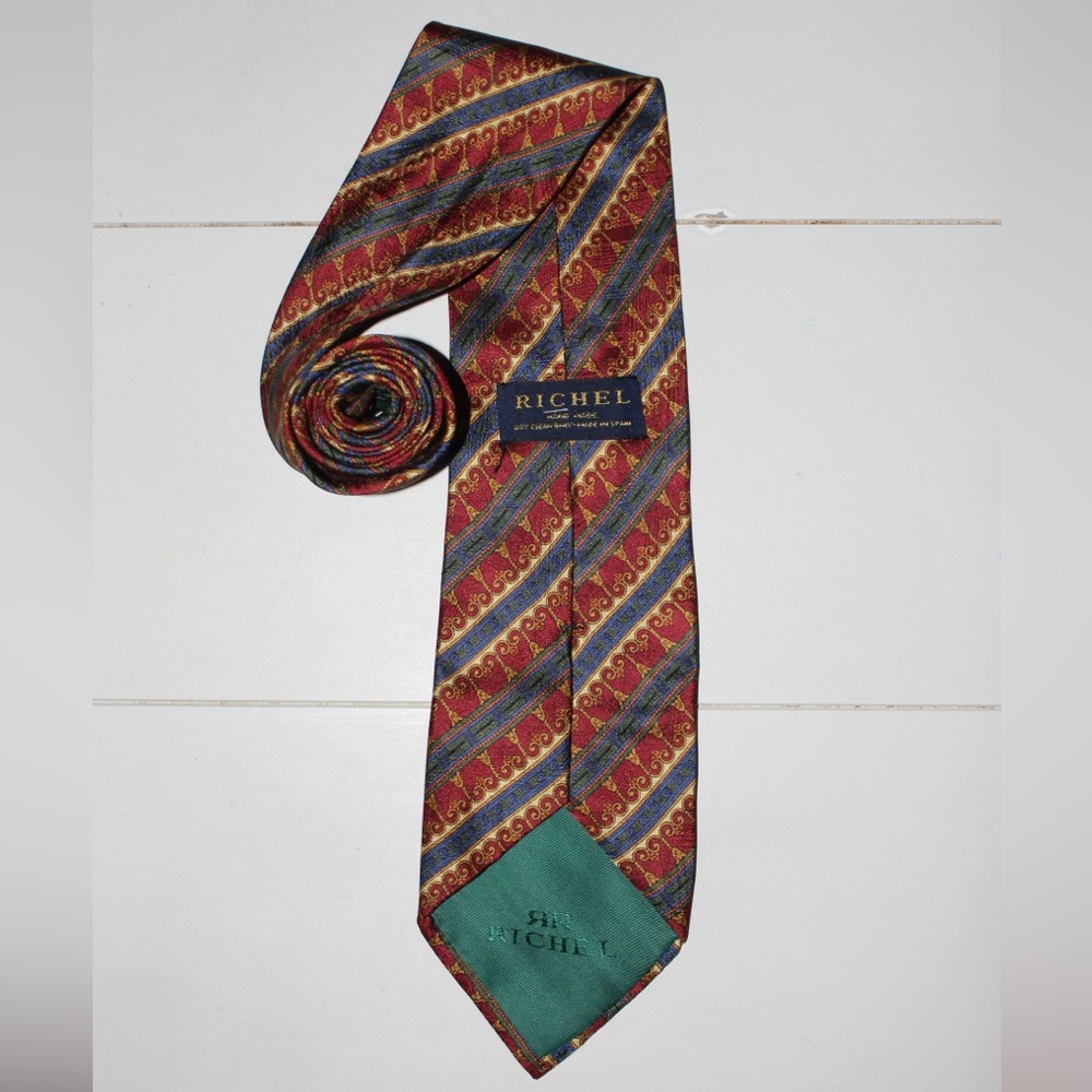 Richel Silk Necktie Handmade in Spain